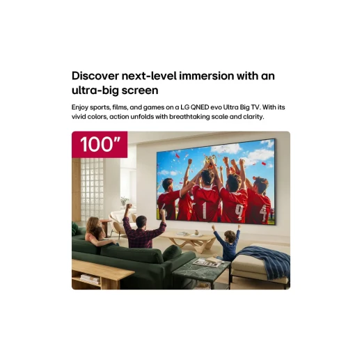 تلفزيون إل جي QNED evo AI Mini LED QNED85 سمارت 4K مقاس 100 بوصة - إل جي - Image 5