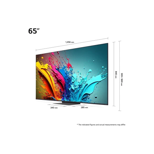 تلفزيون إل جي كيو إن إي دي QNED86T ذكي بدقة فور كي مقاس 65 بوصة – شاشة 4K UHD بتقنية الذكاء الاصطناعي، ريموت ماجيك، تقنية HDR10 ونظام webOS 24، موديل 2024 - إل جي - Image 3