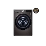 LG Front Load Washer & Dryer 10.5/7KG, AI DD™, TurboWash™360˚, Black Steel Color - LG