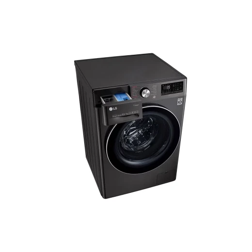 LG Front Load Washer & Dryer 10.5/7KG, AI DD™, TurboWash™360˚, Black Steel Color - LG - Image 4