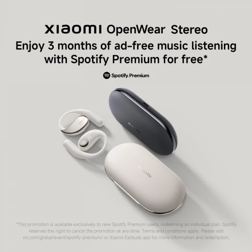 سماعات أذن شاومي OpenWear بتقنية البلوتوث مفتوحة الأذن - بيج رملي، صوت عالي الدقة، بطارية طويلة - شاومي - Image 2