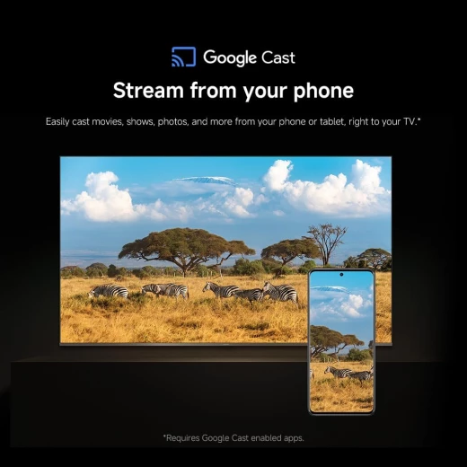 تلفزيون شاومي A Pro 55 بوصة 4K QLED Google TV مع Dolby Audio وجهاز تحكم عن بعد Bluetooth - شاومي - Image 10