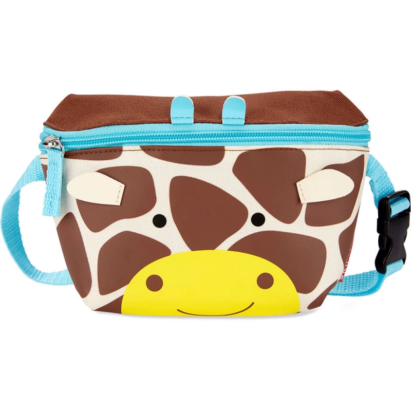 Skip Hop Zoo Giraffe Hip Pack for Toddlers, Adjustable Crossbody Bag, 3D Details