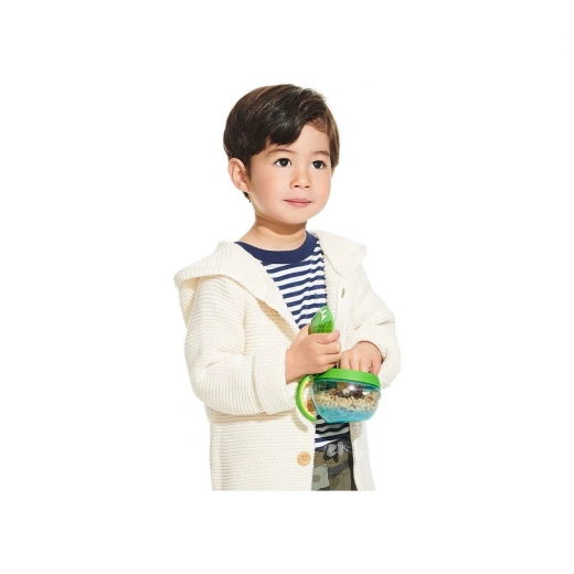 Skip Hop Zoo Crocodile Snack Container, Green, 7.5 oz, Leak-Proof - Image 6