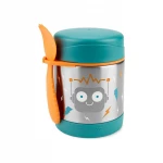 Skip Hop Spark Style Food Jar Robot, Insulated Stainless Steel, 325ml, Mint