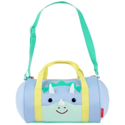 Skip Hop Dino Duff-imals Kids Travel Bag, Expandable, Durable, for Sleepovers, 3+ Years