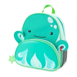 Skip Hop Zoo Octopus Little Kid Backpack, Durable, Adjustable Straps