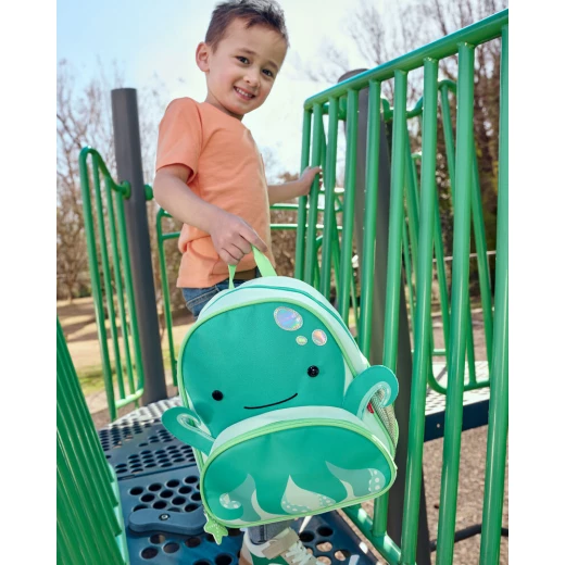 حقيبة ظهر سكيب هوب زو للأطفال الصغار على شكل أخطبوط، متينة، أحزمة قابلة للتعديل - Image 3