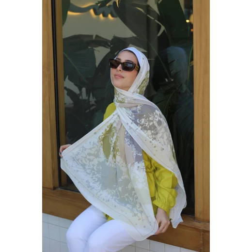 وشاح حجاب كاين جورجيت شيفون: مجموعة سبلاش باللون الخردلي للنساء، يتميز بتصاميم حصرية، صناعة مصرية، وحجم إضافي طويل 300x70 سم لتصفيفات متعددة الاستخدامات وشاح حجاب كاين جورجيت شيفون: مجموعة سبلاش باللون الخردلي للنساء، يتميز بتصاميم حصرية، صناعة مصرية، وحجم إضافي طويل 300x70 سم لتصفيفات متعددة الاستخدامات