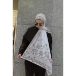 حجاب كاين نود باترفلايز شيفون جورجيت ناعم خفيف الوزن وأنيق 300x70 سم - كاين