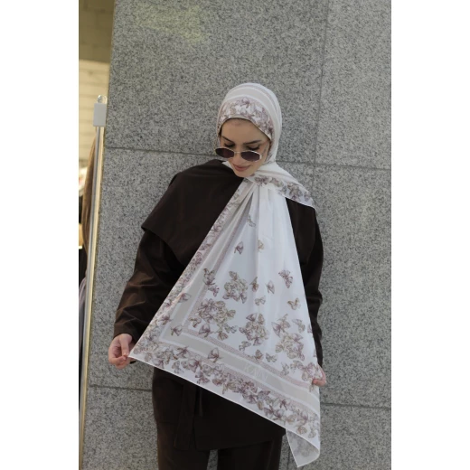 حجاب كاين نود باترفلايز شيفون جورجيت ناعم خفيف الوزن وأنيق 300x70 سم حجاب كاين نود باترفلايز شيفون جورجيت ناعم خفيف الوزن وأنيق 300x70 سم