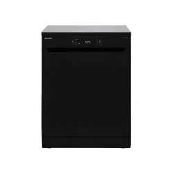غسالة صحون شارب QW-V615AS-BK3، سعة 15 فرد، لون أسود، تصميم واسع وعملي لتنظيف الأطباق وأدوات المطبخ بكفاءة، مع مساحة تخزين مناسبة للاستخدام اليومي