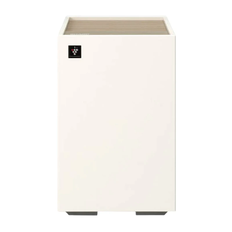 منقي هواء شارب FP-S40Q، بتقنية Plasmacluster Ion وفلتر HEPA، لون أوف وايت، لتنقية الهواء وإزالة الغبار والجزيئات والروائح، بتصميم أنيق وعملي - شارب