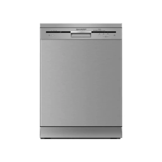 غسالة صحون شارب QW-MB612E-SS سعة 12 فرد، 6 برامج غسيل، سلتان، بتقنية Active Wash، لون فضي، لتنظيف فعال وسهل للأطباق وأدوات المطبخ غسالة صحون شارب QW-MB612E-SS سعة 12 فرد، 6 برامج غسيل، سلتان، بتقنية Active Wash، لون فضي، لتنظيف فعال وسهل للأطباق وأدوات المطبخ