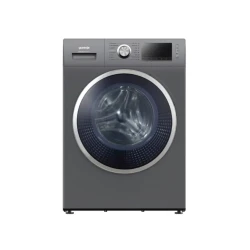 غورينج غسالة مجففة 10 كجم/6 كجم WD10514FS بمحرك انفرتر 1400 دورة في الدقيقة و16 برنامجًا باللون الرمادي الداكن