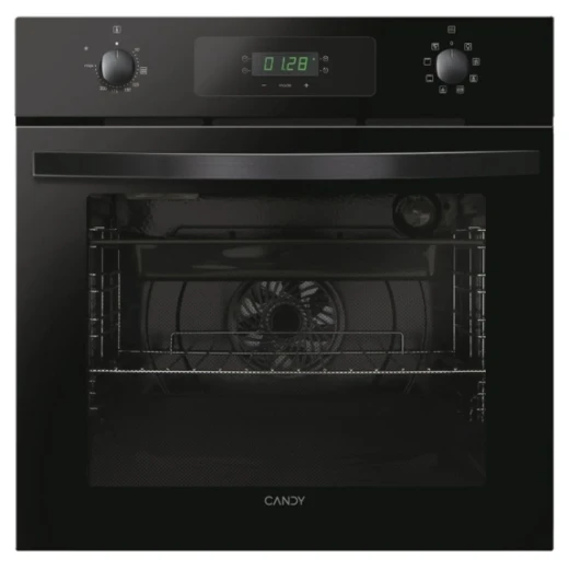 Candy FIDCN615/1 Built In Electric Multifunctional Single Oven, Fan Oven, 70 Litre capacity, 8 functions, enamel interior, Aquactiva steam cleaning, 60cm [Energy Class A+]