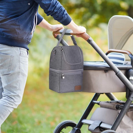 Momcozy Double-Layer Insulated Breastmilk Cooler Bag - Portable & Versatile for Bottles - Momcozy - Image 6