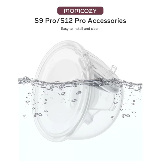 مجموعة أكواب تجميع موم كوزي S9 Pro/S12 Pro بديلة 180 مل قطع غيار حلمة 24 مم - موم كوزي - Image 4