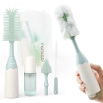 Momcozy Press Foam Bottle Cleaning Brush for Baby Bottles, Pumps & Nipples - Momcozy