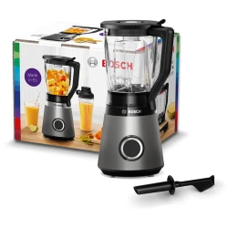 Bosch VitaPower Series 4 Blender Silver 1200W High Performance with 1.5 Liter Capacity for Smoothies and Shakes Features Easy Cleaning and Multiple Speed Settings