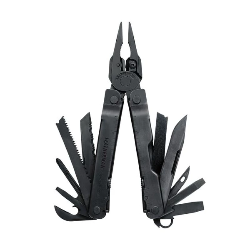 أداة متعددة من ليذرمن Super Tool 300 – 19 وظيفة باللون الأسود للاستخدام اليومي - ليذرمن