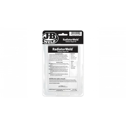 طقم إصلاح ردياتير J-B Weld RadiatorWeld - معدن وبلاستيك، مقاوم للحرارة والمواد الكيميائية - جيه بي ويلد - Image 2