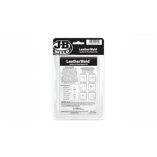 طقم إصلاح الجلد والفينيل LeatherWeld - حل DIY يجف بالهواء للشقوق والتمزقات - جيه بي ويلد - Image 2