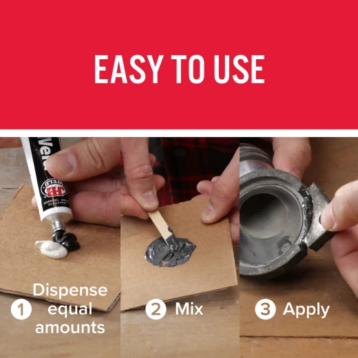 لاصق إيبوكسي مارين ويلد ثنائي 56.8 جم مقاوم للماء وقوة عالية 353 كجم/سم² مثالي للإصلاحات البحرية وفوق وتحت الماء من جيه بي ويلد - جيه بي ويلد - Image 5