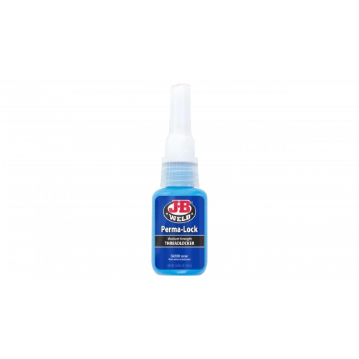 مانع تسرب الخيوط الأزرق J-B Weld Perma-Lock سعة 13 مل - قوة متوسطة للمسامير والبراغي مانع تسرب الخيوط الأزرق J-B Weld Perma-Lock سعة 13 مل - قوة متوسطة للمسامير والبراغي