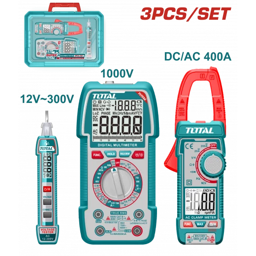 TOTAL 3PCs Electrical Test Kit (TOS24067) TOTAL 3PCs Electrical Test Kit (TOS24067)