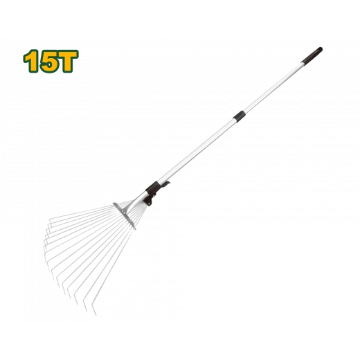 جاريفير مكنسة أوراق شجر تلسكوبية قابلة للتعديل فولاذ مجلفن طول 800 1680 ملم جاريفير مكنسة أوراق شجر تلسكوبية قابلة للتعديل فولاذ مجلفن طول 800 1680 ملم