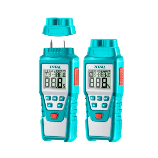 Total TETWM01 Wood Moisture Meter – Accurate Moisture Measurement for Wood and Building Materials Total TETWM01 Wood Moisture Meter – Accurate Moisture Measurement for Wood and Building Materials