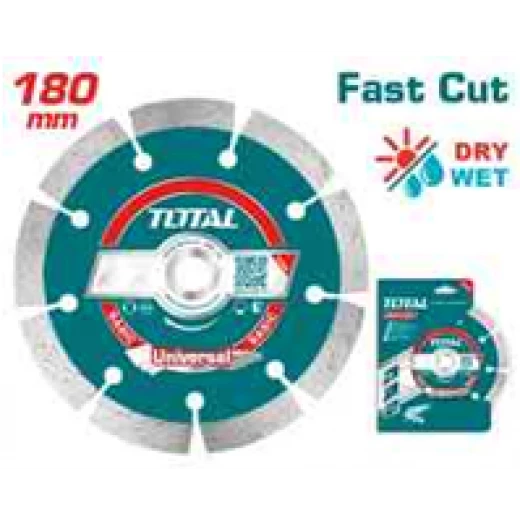 قرص قطع ماسي جاف TOTAL 180 مم - 7 بوصة (TAC2111803) قرص قطع ماسي جاف TOTAL 180 مم - 7 بوصة (TAC2111803)