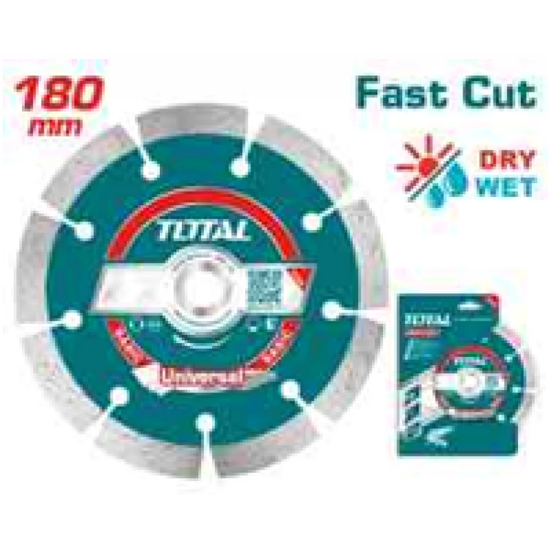 قرص قطع ماسي جاف TOTAL 180 مم - 7 بوصة (TAC2111803) - توتال