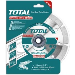 قرص ماسي جاف لقص السيراميك والحجر مقاس 5 إنش (125 مم) – الموديل: TAC2111253 – من توتال