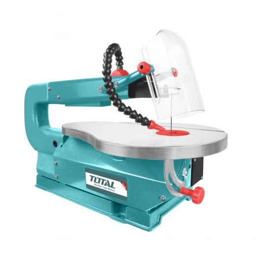 TOTAL TS88501 Scroll Saw, Variable Speed Scroll Saw with Integrated Work Light, Dust Port & Quick Blade Change, Precision Cutting Tool for Woodworking & Crafts TOTAL TS88501 Scroll Saw, Variable Speed Scroll Saw with Integrated Work Light, Dust Port & Quick Blade Change, Precision Cutting Tool for Woodworking & Crafts