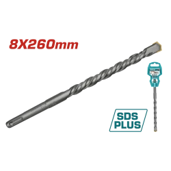 ريشة حفر حجر SDS Plus كبس – 8×260ملم من توتال (TAC310804)