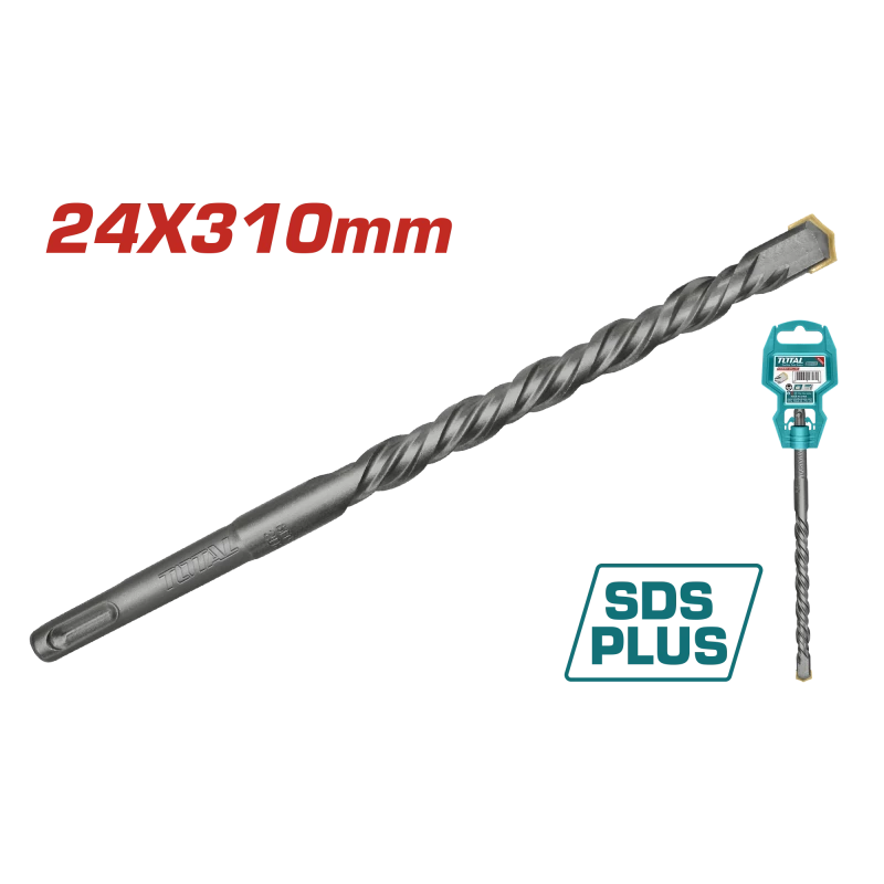 TOTAL SDS Plus Hammer Drill Bit - 24x310mm (TAC312404) - Total