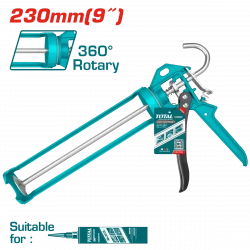 Total 9-inch Caulking Gun with Rotary Function (THT21509)