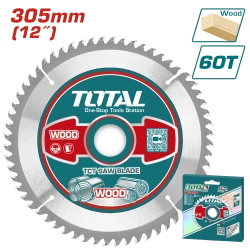 اسطوانة قص خشب  305مم 12 إنش 60 سن TCT من توتال (TAC231923)
