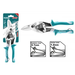 Total THT 10 inch Right-Sided Aviation Snip durable cutter for precise metal and sheet trimming
