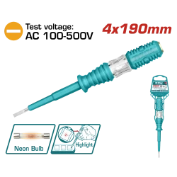 مفك تستر 4×190مم من توتال (THT291908)
