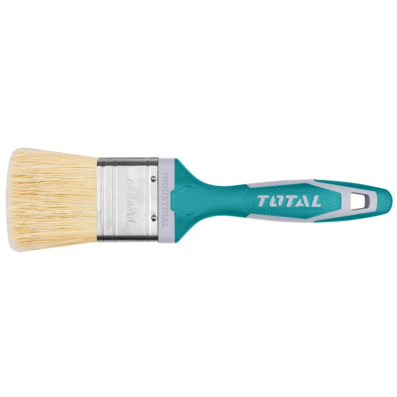 Total Paint Brush with Rubber-Coated Plastic Handle - Total