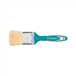 TOTAL 63mm (2.5") Paint Brush with Rubber-Covered Plastic Handle – Comfortable and Durable Brush for Smooth Painting and Finishing
