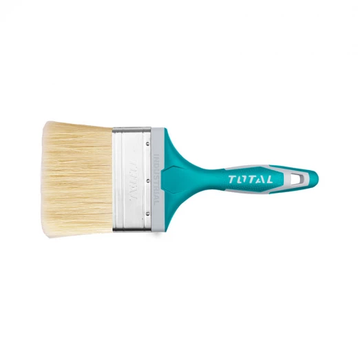 TOTAL Paint Brush, 100mm – 4 with Plastic Handle Covered with Rubber – Durable and Comfortable Brush for Wide Surface Painting TOTAL Paint Brush, 100mm – 4 with Plastic Handle Covered with Rubber – Durable and Comfortable Brush for Wide Surface Painting