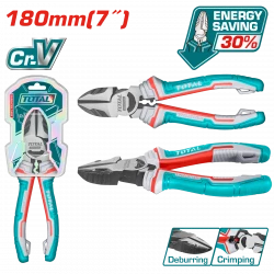Total 7-inch High Leverage Diagonal Cutting Pliers (THT230706S)