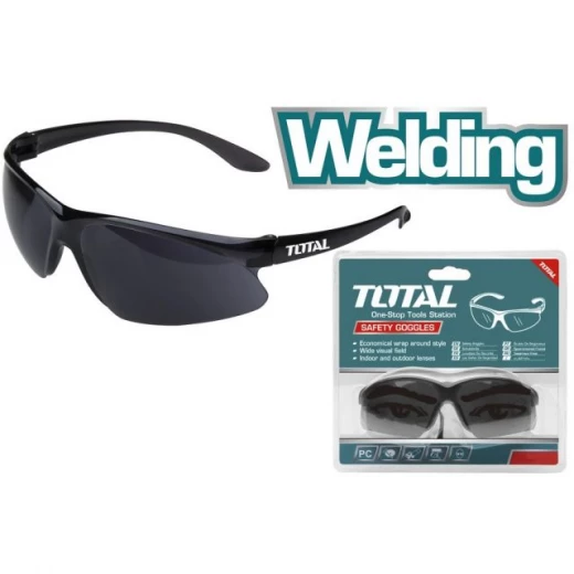TOTAL Welding Safety Goggles TSP307 – Dark Shade PC Lens TOTAL Welding Safety Goggles TSP307 – Dark Shade PC Lens