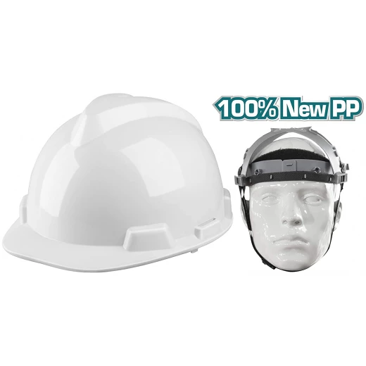 Total White Safety Helmet – Durable Head Protection for Construction & Industrial Use Total White Safety Helmet – Durable Head Protection for Construction & Industrial Use
