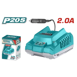 TOTAL P20S Lithium Ion Car Battery Charger 12 24V DC Power Supply