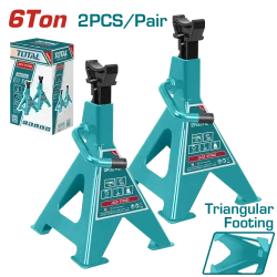 زوج رافعات سيارات 6 طن ارتفاع قابل للتعديل من 388 إلى 580 ملم من توتال (THJS0601)